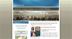 Desktop Screenshot of falconspennystocks.com